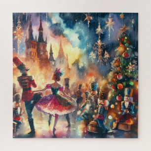 Schöne Wasserfarbe Nutcracker Puzzle