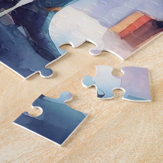 Schöne Wasserfarbe Nutcracker Puzzle (Seite)