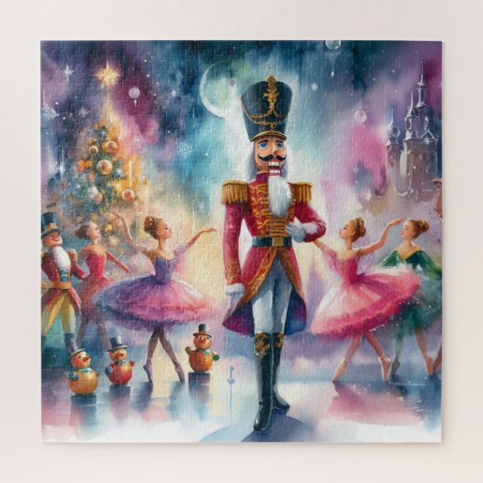 Schöne Wasserfarbe Nutcracker Puzzle (Vertikal)