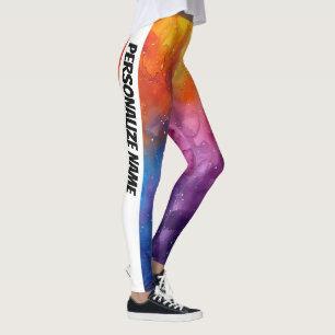 Schöne Wasserfarbe PERSONALISIEREN Leggings