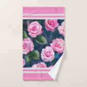 Schöne Wasserfarbe Populäre Rosensammlung Badhandtuch Set (Handtuch)