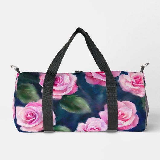 Schöne Wasserfarbe Populäre Rosensammlung Duffle Bag (Vorderseite)