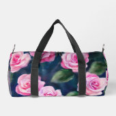 Schöne Wasserfarbe Populäre Rosensammlung Duffle Bag (Rückseite)