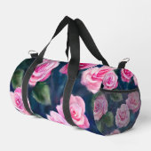 Schöne Wasserfarbe Populäre Rosensammlung Duffle Bag (Rechte Ecke)