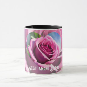 Schöne Wasserfarbe Rosa Rose Moderne Sammlung Tasse
