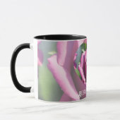 Schöne Wasserfarbe Rosa Rose Moderne Sammlung Tasse (Links)