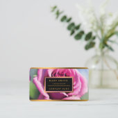 Schöne Wasserfarbe Rosa Rose Moderne Sammlung Visitenkarte (Stehend Vorderseite)