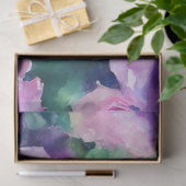 Schöne Wasserfarbe Rosa Rose Populäre Sammlung Seidenpapier (Geschenk)