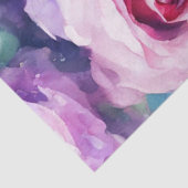 Schöne Wasserfarbe Rosa Rose Populäre Sammlung Seidenpapier (Ausschnitt)