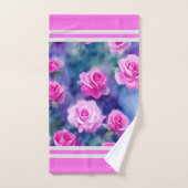 Schöne Wasserfarbe Rosa Trendy Collection Badhandtuch Set (Handtuch)
