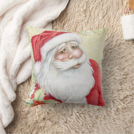 Schöne Wasserfarbe Santa Clause Kissen
