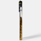 SCHÖNE WASSERFARBE SCHWARZE KATZE MIT GOLDSCHEIBE Case-Mate iPhone HÜLLE (Rückseite / Links)