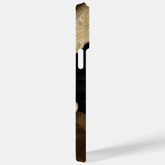 SCHÖNE WASSERFARBE SCHWARZE KATZE MIT GOLDSCHEIBE Case-Mate iPhone HÜLLE (Rückseite / Rechts)