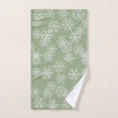 Schöne Wasserfarbe Snowflake Urlaub Badhandtuch Set (Handtuch)