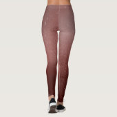 Schöne Wasserfarbe Trendy modisch Leggings (Rückseite)