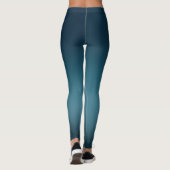 Schöne Wasserfarbe Trendy modisch Leggings (Rückseite)