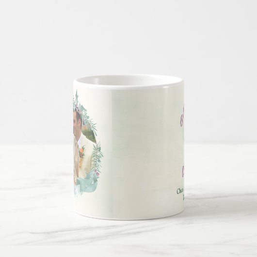 Schöne Wasserfarbe Verheiratet und frohe Weihnacht Kaffeetasse (Mittel)