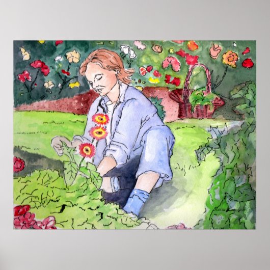 SCHÖNE WASSERFARBE VON HARRIET DAVIDSON POSTER (Vorne)