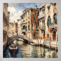 Schöne Wasserfarbe von Venedig