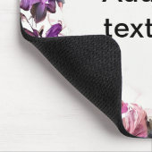 Schöne Wasserfarben-Blumengrenze Mousepad (Ecke)