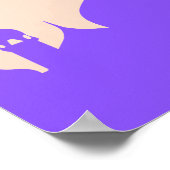 Schöne Wasserfarben Blumenmoschee Islamisches Gesc Poster (Ecke)