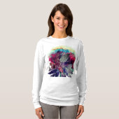 Schöne Wasserfarben-Blütenblumen T-Shirt (Vorne ganz)