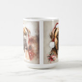SCHÖNE WASSERFARBEN CHRISTMAS BOXER DOG KAFFEETASSE (Mittel)