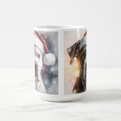 SCHÖNE WASSERFARBEN CHRISTMAS BULLDOG KAFFEETASSE (Mittel)