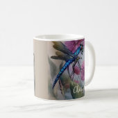 Schöne Wasserfarbendrachenfliege, Tasse des Kaffee (VorderseiteRechts)
