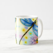 Schöne Wasserfarbendrachenfliege, Tasse des Kaffee (VorderseiteRechts)