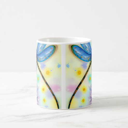 Schöne Wasserfarbendrachenfliege, Tasse des Kaffee (Mittel)