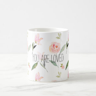 Schöne Wasserfarbenflora Kaffeetasse