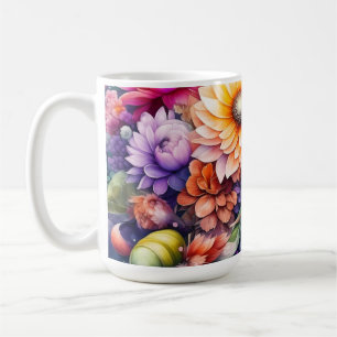 Schöne Wasserfarbenflora Kaffeetasse