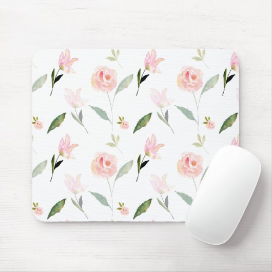 Schöne Wasserfarbenflora Mousepad (Mit Mouse)