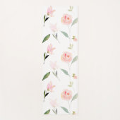 Schöne Wasserfarbenflora Yogamatte (Vorderseite)