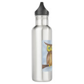 Schöne Wasserfarbenfreunde Edelstahlflasche (Links)