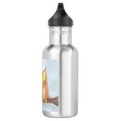 Schöne Wasserfarbenfreunde Edelstahlflasche (Rechts)