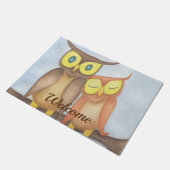 Schöne Wasserfarbenfreunde Fußmatte (Schrägansicht)