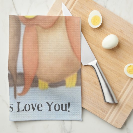 Schöne Wasserfarbenfreunde Geschirrtuch (Viertel Falte)