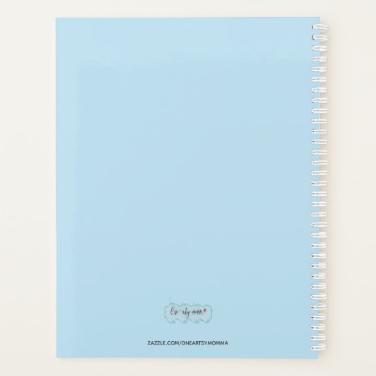 Schöne Wasserfarbenfreunde Planer (Rückseite)