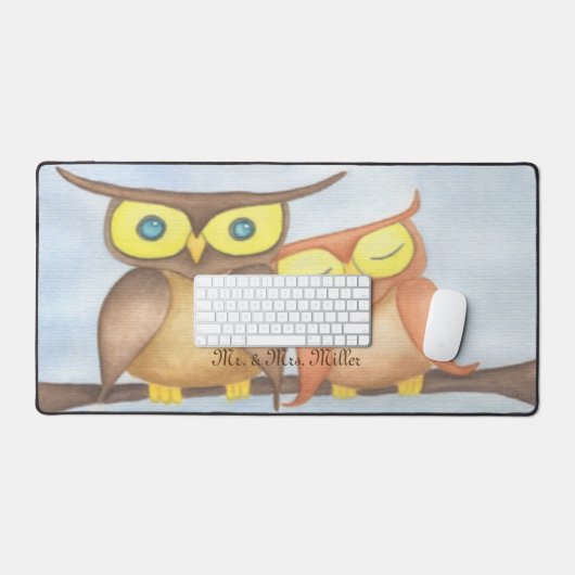 Schöne Wasserfarbenfreunde Schreibtischunterlage (Tastatur & Maus)