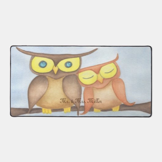 Schöne Wasserfarbenfreunde Schreibtischunterlage (Vorderseite)