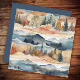 Schöne Wasserfarbenlandschaft Danke