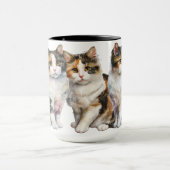 SCHÖNE WASSERFARBKATZE TASSE (Zentrum)