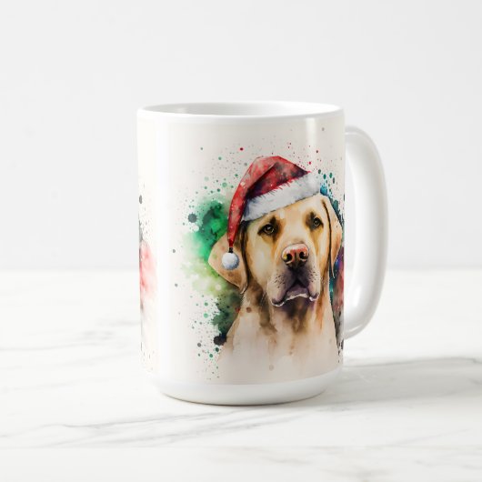 SCHÖNE WASSERFARBSCHUHE KAFFEETASSE (VorderseiteRechts)