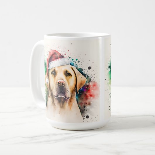 SCHÖNE WASSERFARBSCHUHE KAFFEETASSE (Vorderseite Links)