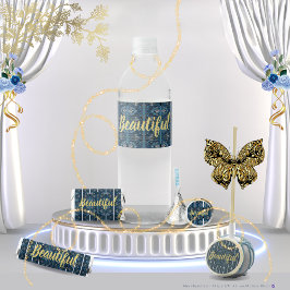 Schöne Wasserflaschen Labels von Poet Adiela Akoo Wasserflaschenetikett