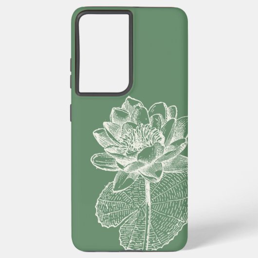 Schöne Wasserliliken Blume Design Samsung Galaxy Hülle (Rückseite)