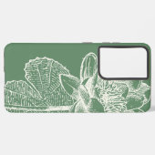 Schöne Wasserliliken Blume Design Samsung Galaxy Hülle (Linke Seite)