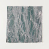 schöne Wasseroberfläche abstrakt, Luft-, aqua, ba Wandteppich (Vorderseite (Horizontal))
